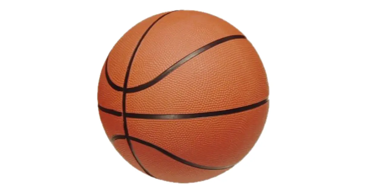Basketball on a court used for NBA calendar planning